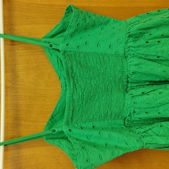 a new day Lined Green Eyelet Midi Dress - Picture 9 of 14